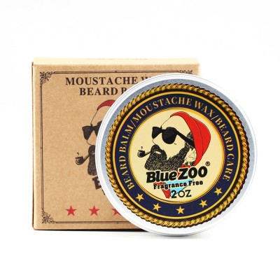 Бальзам для бороди та вусів із воском Blue ZOO Balm Fragrance free 60 г