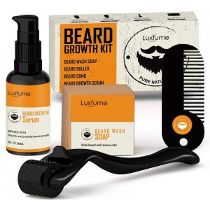 Набор для ухода за бородой и усами Luxfume Beard Growth Kit Набор для роста бороды